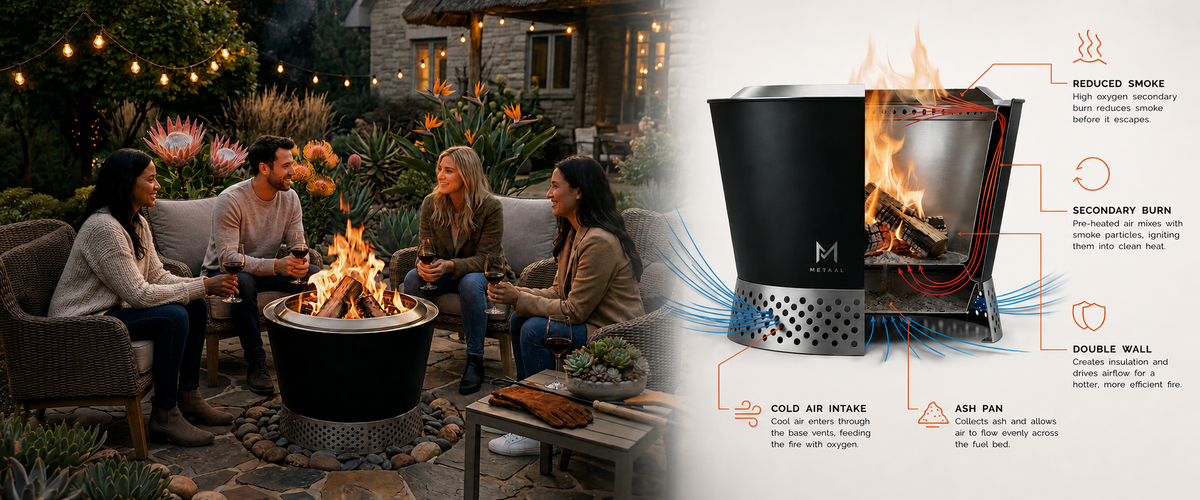 Smokeless Fire Pits: The Engineering Behind Clean Heat and Elevated Rituals
