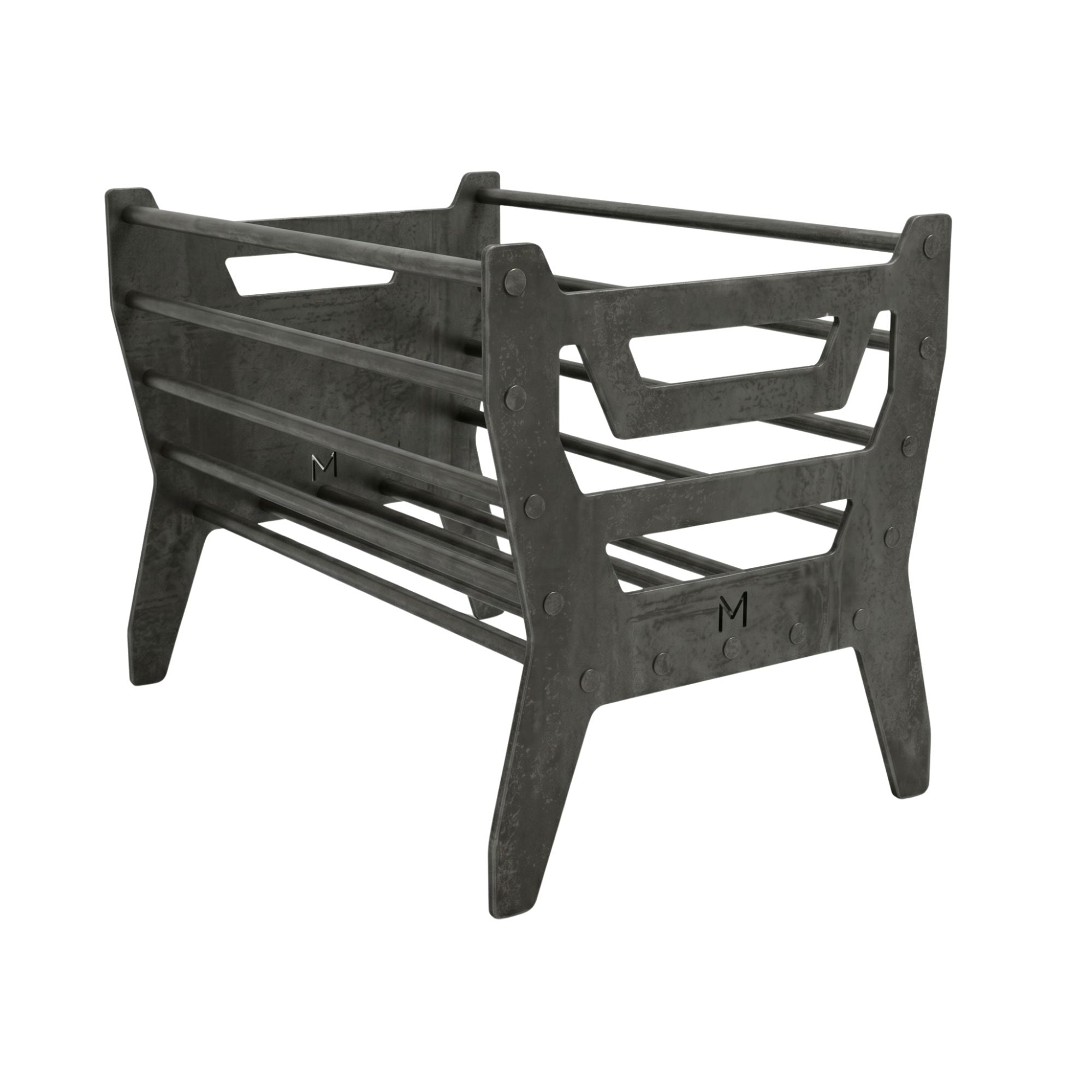 Heavy-duty raw steel coal maker for durable braai fires