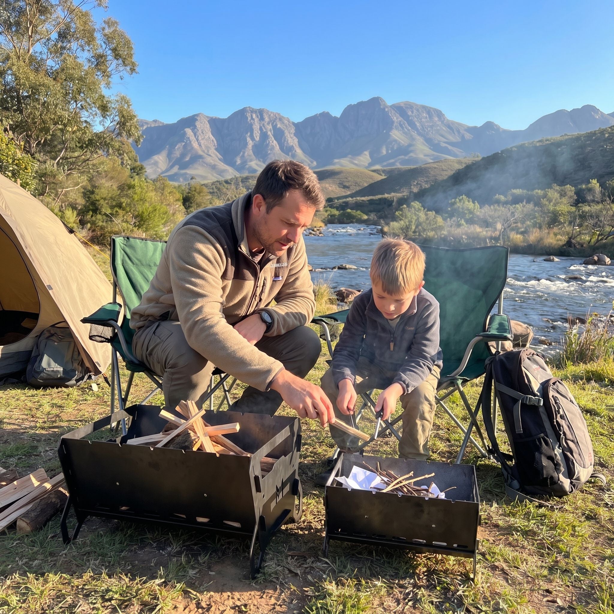 Metaal Modular Kids Camping Braai