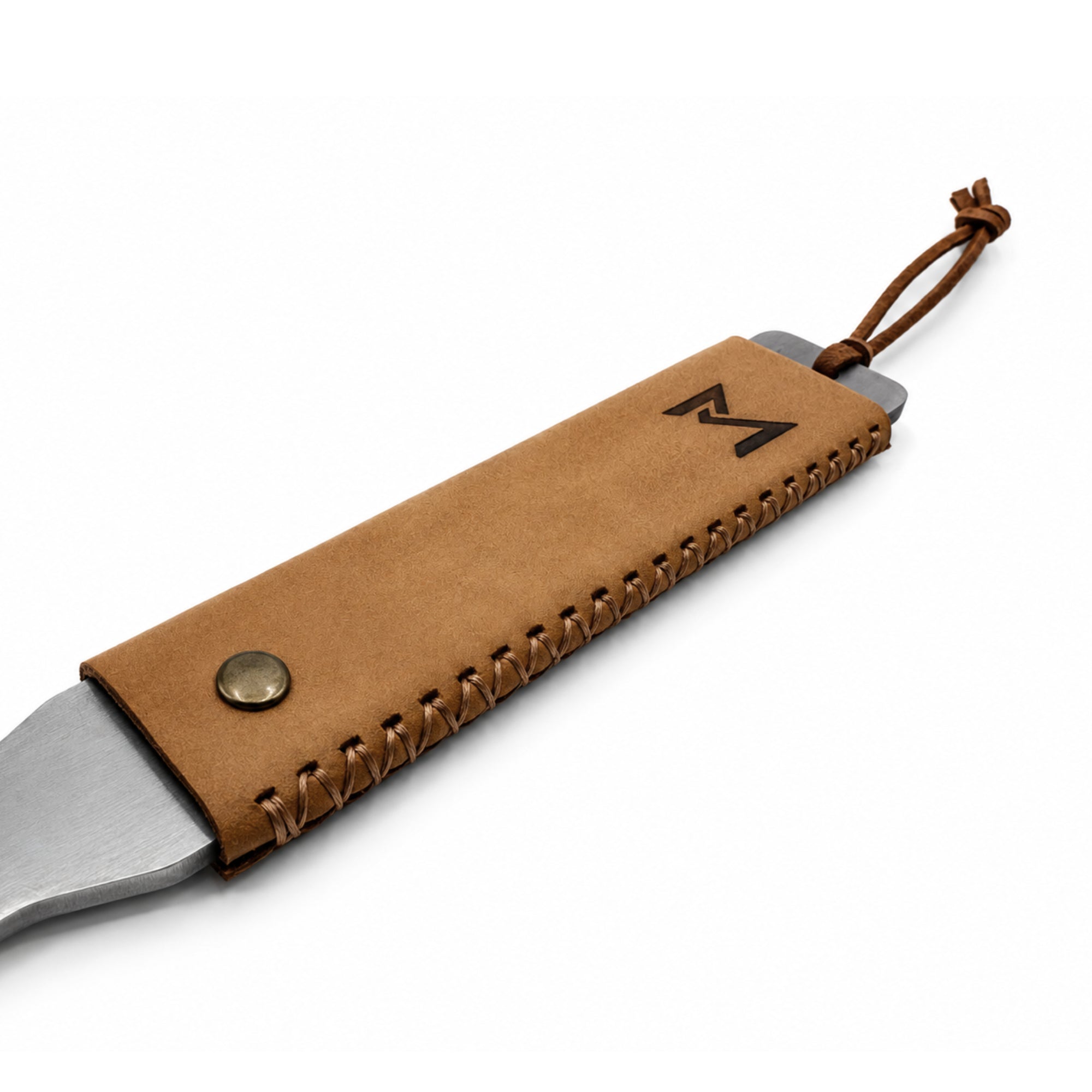 Metaal Braai Shovel stainless steel with durable solid shaft and precision-cut head for heavy-duty coal handling